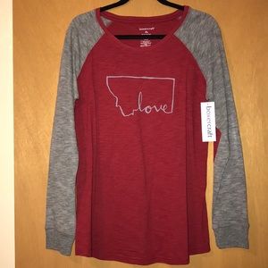 Montana love long sleeve tee